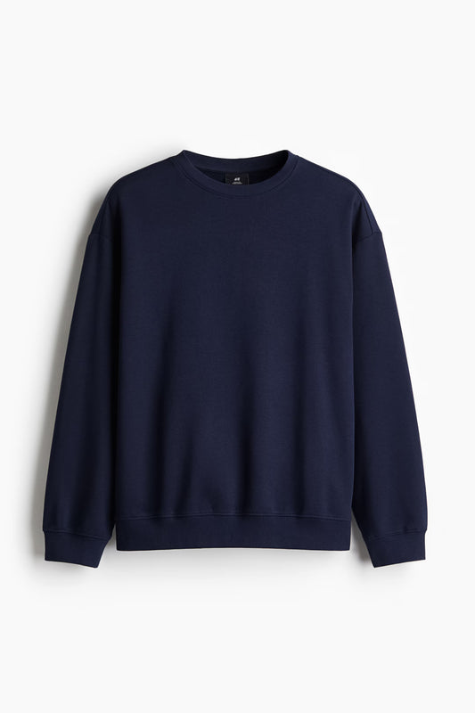 Cotton Full Sleeve Sweatshirt For Men (Blue)