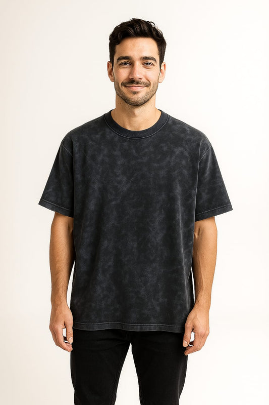 Acidwash Oversized Cotton T-shirt