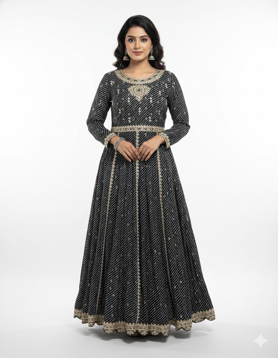 Cotton Umbrella Kurti Set