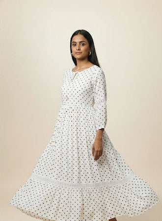 The Ivory Polka-Dot Dream Gown